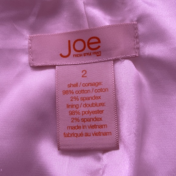 White button up blazer jacket with black outline - Picture 2 of 2